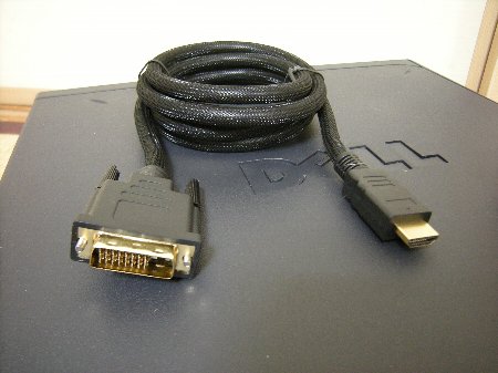 HDMI DVI-D変換ケーブル